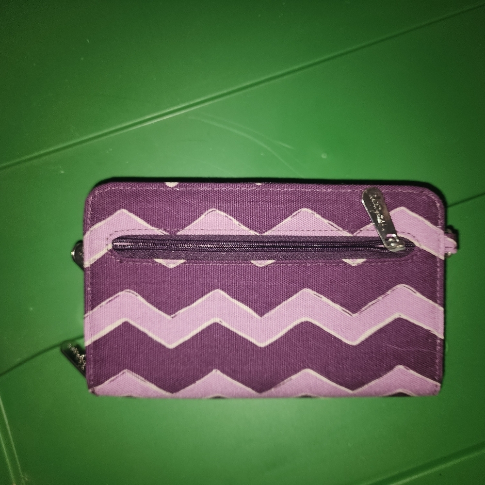 Purple Chevron Thirty One Wallet Nwot - Picture 2 of 6